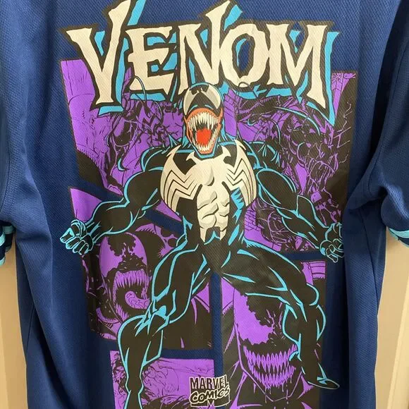 Marvel Venom Baseball Jersey Men’s Medium - Picture 7 of 9